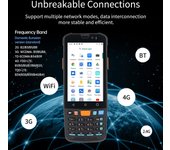 Bisofice KP36 Android 11.0 PDA móvil portátil máquina terminal recopilador de datos máquina de inventario Domestic Eurasian version negro