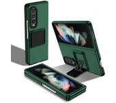 Funda plegable antisudor para Samsung Galaxy Z Fold 4, Fold4, Fold3, Fold 3, 5G, Zfold4, Zfold3, carcasa rígida de PC a prueba de golpes for Samsung Z Fold 4 púrpura