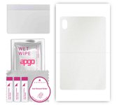 apgo Protective Skin Sticker for the back compatible with Huawei MatePad 11 2023, Wrap Film, Foil, Vinyl - Pattern Matte Transparent