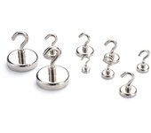 Ganchos magnéticos fuertes para cocina, hogar, oficina, taza, garaje, colgante de pared, gancho magnético, colgador de almacenamiento, resistente, potente, superficies de refrigerador de neodimio, no E20mm