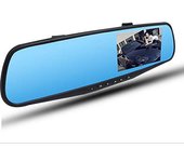 Espejo retrovisor de coche con cámara de 1080P y motor de coche con grabación automática, sensor G instalado, grabadora [PCATEC], monitor ultrafino de 4,3 pulgadas, compatible
