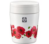 Frasco de comida TIGER con aislamiento al vacío de 300 ml, WEB Limited, modelo del centenario, reimpresión, diseño retro, amapola MCL-T030WF