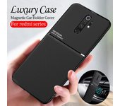 Funda magnética para Xiaomi Redmi Note 8 Pro, funda de silicona con soporte para coche Xiomi Redme Not 10 9 9T 9S 9A 9C 8T 8A 7 7A, funda delgada mate For Redmi Note 8 Pro azul