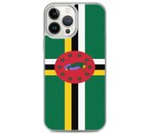 Funda iPhone - Drapeau Dominique - iPhone 13 Pro Max - Souple - Multicolor - Vertical