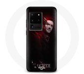 Coque pour Samsung Galaxy S20 Ultra Lucifer Série fond noir