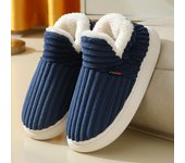 Zapatillas de algodón unisex para hombre y mujer, de invierno, tallas grandes 36-47, informales, de felpa, cálidas, de terciopelo, botas de nieve para hombre y mujer, 2024 36-37 color rosa