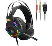 Auriculares para juegos Auriculares profesionales cómodos con micrófono con reducción de ruido Auriculares con cable para PC 1 pieza Auriculares para juegos