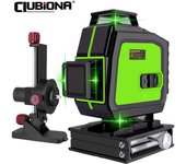 CLUBIONA instrumento de nivel láser 4D de 16 líneas autonivelante 360 ​​cruz horizontal y vertical instrumento de nivel láser verde ultra fuerte verde