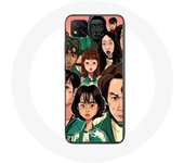 Coque Xiaomi Redmi 9C Squid Game Affiche personnages Fanart