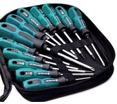 Destornillador útil, destornilladores de puntas múltiples, destornillador Torx para el hogar, herramientas de reparación de tornillos para electrodomésticos verde