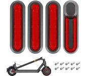 Funda protectora reflectante para patinete eléctrico Xiaomi 1S/Pro 2/MI3/M365/LITE rojo