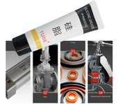 Lubricante de grasa de silicona de 50 g para mejoras del hogar, ferretería, grasa de silicona de grado alimenticio, lubricante para máquinas de café blanco
