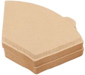 100 filtros de café cónicos de 1 a 2 tazas, filtros de papel para cafeteras de goteo y de vertido