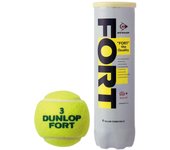 Pelota de tenis Dunlop Hard Tennis Ball FORT Pressure Rized (4 pelotas x 30 botellas, DFCPEYLPT4CS120, amarilla) (120 bolas) amarillo