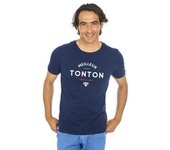 T-shirt Homme - MEILLEUR TONTON DIXIT MA NIECE S azul marino