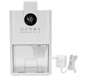 Deshumidificador pequeño para el hogar, tanque de agua de 1 l, silencioso, humedad personalizable, temporizador de 6 h, 12 h y 24 h, apagado automático.