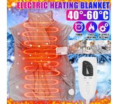 Chal calefactor eléctrico de 110V-230V, manta, almohadilla para hombros, espalda completa, calentado, lavable, temperatura Ajustable, estera para aliviar el dolor