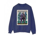 Star Wars Mens The Mandalorian Bo-Katan Koska and Axe Sweatshirt L blanco