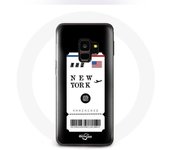 Coque pour samsung galaxy S9 plus Billet d'avion New York