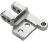 Reemplazo de montaje Panhard de aleación de aluminio CNC 7075 para Traxxas TRX4 TRX6 1/10 trepador de control remoto plata