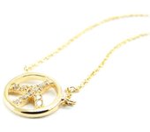 Les Trésors De Lily [I3671] - Collier Plaqué-Or 'Peace' oro