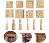 Estilo Decoración Artesanía Vintage Madera Tallada Decoración del Hogar Muebles Patas Pies Asiento de Gabinete Pies 8