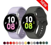 Correa para Samsung Galaxy Watch 5 4 44mm 40mm/4 pulsera clásica 46mm 42mm 20mm pulsera de silicona Galaxy Watch 5 pro 45mm Galaxy watch 5 40mm