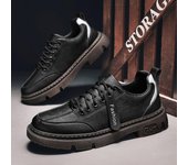 Zapatos de conducción de Color sólido para hombre, zapatos de guisantes transpirables de nuevo estilo para primavera y otoño, zapatillas de deporte, zapatos de trabajo 39 marrón