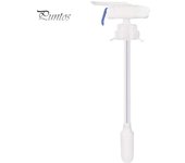 Dispensador automático de bebidas para frigorífico, jarra eléctrica para bebidas con manos libres, bomba para leche, zumo, agua, dispensador de líquido fácil de usar a pilas para fiestas blanco