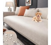Estera de toalla impermeable para sofá, antideslizante, en forma de L, fundas de sofá de esquina para sala de estar, fundas protectoras para sofá para gatos, perros y niños 70x70 A