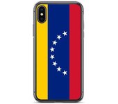 Coque iPhone - Multicolore - Drapeau Venezuela - Souple - Compatible iPhone X - Verticale