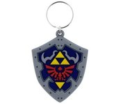 Llavero con escudo de The Legend Of Zelda Hylian One Size azul/gris