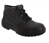 Grafters - Botas de seguridad para hombre con puntera acolchada de piel de grano y entresuela de acero 45 EUR negro