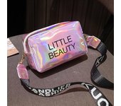 Forme a personalidad los bolsos coloridos del laser de la bolsa de las mujeres de los bolsos de hombro para los bolsos crossbody de las mujeres 17.5x6x10.5cm azul