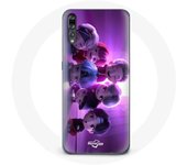 Coque pour Huawei P20 Pro BTS TinyTAN Animation Affiche RM Jin Suga J-Hope Jimin V Et Jungkook Mic Drop