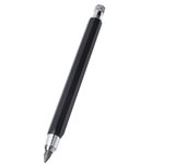 Lápiz automático de acero inoxidable, bolígrafo mecánico portátil de tamaño de recarga de 0,6mm para pintar Graffiti