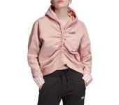 adidas Ruched Hoodie, Sudadera rosa Mujer 32 color rosa