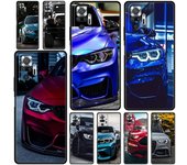 Funda para Redmi 10C con diseño de coche deportivo azul JDM para Xiaomi Redmi Note 12, 11, 9S, 9, 8, 10 Pro Plus, 7, 9T, 8T, 9C, 9A, 8A. Redmi 9