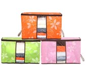 Colcha plegable a la moda, 4 colores, bolsas de almacenamiento de ropa, colcha antibacteriana, ropa, armario, bolsa para Buggy azul