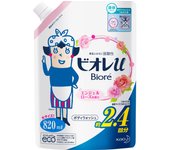 KAO Biore u Angel Rose Scent Refill 820mL General Purpose (Biore II) Body Soap Apply an appropriate amount to a damp towel or sponge, lather and wash,