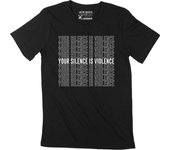 Camiseta gráfica para hombre ULTRABASIC Your Silence is Violence Black Lives Matter Shirt XS negro