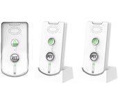 Intercomunicador con timbre inalámbrico recargable de larga distancia de 1000 m/3280 pies, timbres con intercomunicador inteligentes para 1 Outdoor Unit with 1 Indoor Unit negro