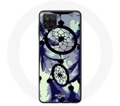 Coque pour Samsung Galaxy A42 5G Attrape Rêve violet gris et Noir