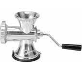 Picadora de carne manual de aleación de aluminio, embutidora de salchichas, máquina de molienda, accesorio de cocina para el hogar blanco
