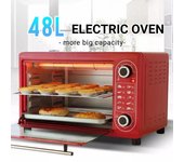 Horno eléctrico multifuncional para pasteles de gran capacidad para el hogar 12L, European plug