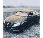 Simulación de coche de Metal de 5 pulgadas, vehículo de juguete y fundido a presión exquisito Mercedes Benz C63s AMG Coupe RMZ city 1:36 regalos modelo de aleación para niños