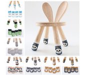 Calcetines con reducción de ruido para patas de mesa, almohadillas protectoras para el suelo, fundas protectoras para muebles, cubierta para base de silla 2
