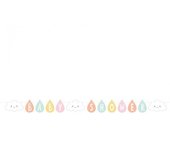 Creative Party Banner de baby shower con nubes y cintas de colores brillantes One Size negro