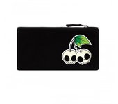 Estuche para lápices Grindstore Skull Cherries One Size negro