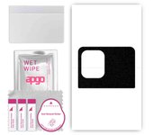 apgo Protective Skin Sticker for the back compatible with Oppo Find X3 Pro Lensman, Wrap Film, Foil, Vinyl - Pattern Matte Black